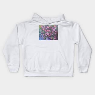 Pink Carnations Kids Hoodie